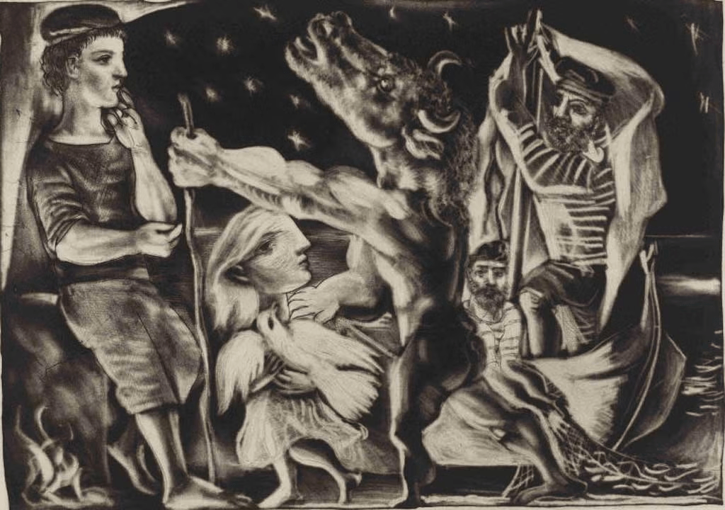 Minotauro Cego Guiado Por Uma Menina (1934)